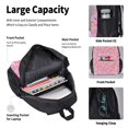 thumbnail image 4 of Fotbe Pink Donut Set Escolar 3 en 1 para Niños - Mochila Duradera con Lonchera Aislante y Estuche para Lápices - Mochila Escolar para Niños y Niñas, 4 of 7