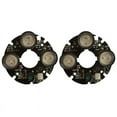 thumbnail image 1 of 2X 3 Array IR LED Spot Infrarouge 3X IR LED Board pour Caméra CCTV Vision Nocturne (Diamètre 53mm), 1 of 8