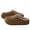 brown, variant on Women’s Waterproof Fleece Lined Slip-On Clog Slippers, Closed-Toe Warm Winter House Shoes, Thick Platform Anti-Slip Indoor Outdoor Comfort Mules, Cozy Plush Lining Lightweight Cushion Support