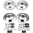 thumbnail image 3 of PowerStop Front and Rear Z26 Street Warrior Carbon-Fiber Ceramic Brake Pad and Drilled and Slotted Rotor Kit Fits: NISSAN Select Models K655-26, 3 of 9