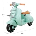 thumbnail image 3 of Motocicleta Montable Vintage Motoneta 12 V Luz Led, 3 of 5
