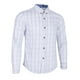 thumbnail image 1 of clásica con estampado para hombre de manga larga causal de M Blanco Colco Camisa de manga larga para hombres, 1 of 8