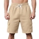 thumbnail image 5 of Ceisia Men's Spring Summer Fitness Shorts - Drawstring Gift Frenulum Multiple Pockets Breathable Running Five-Point Pants, 5 of 9