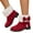 D, variant on Womens Fleece Lined Suede Ankle Boots Winter Warm Non Slip Outdoor Walking Snow Booties Fashion Combat Boots