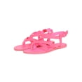 thumbnail image 5 of Women Neon Strappy Thong Open Toe Flat Sandal 18874, 5 of 6