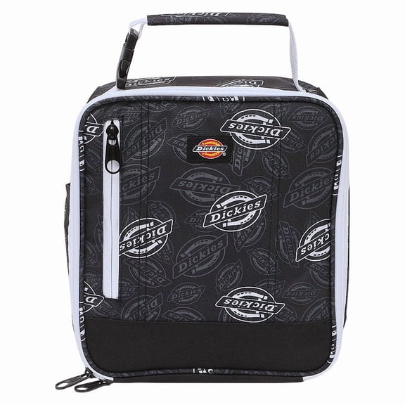Dickies Basic Insulated Lunch Bag for Work, Thermal Reusable Office Lunch Box for Men, Women (Logo Print)