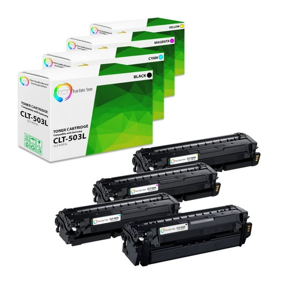 TCT 503L Toner Cartridge 4 Pack - Premium Compatible Replacement for Samsung CLT-503L