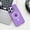 Purple, variant on Crystal Clear Case for iPhone 12 Pro Max, Magnetic Cover Compatible with MagSafe Wireless Charging, Hybrid Rugged PC + TPU Dustproof Shockproof Lens Protection Case for iPhone 12 Pro Max,Clear