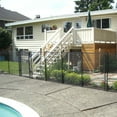 thumbnail image 4 of Sentry Safety Pool Fence Visiguard is The Most See-Thru Pool Fence on The Market 5’ Tall 10’ Long Removable Child Safety Fence. (Tan Border), 4 of 8