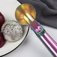 thumbnail image 2 of Stainless Steel Bowl Clearance! Fdelink 1 × Multi-Purpose Ice Cream Scoop, Household Ice Spoon Ice Spoon Fruit Spoon Multifunctional Ice Spoon, Multifunctional Ice Cream Scoop Colorful, 2 of 4