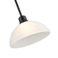 thumbnail image 5 of Millennium Lighting  Amberle 1 Light in Matte Black or Brushed Nickel Pendant with Frosted White Glass Shade Matte Black Painted, 5 of 7