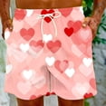 thumbnail image 4 of Puntoco Pantalones Cortos De Playa Para Hombre Con Bolsillo Con Cordón Y Estampado De Gallo, Pantalones Cuartos Azul Cielo Xxxl, 4 of 9