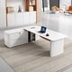 thumbnail image 3 of Executive Conference Desk Vanity Drawers Modern Student Meeting Office Desk Work Corner Mesa Escritorio Office Desk Accessories My Lux Decor Round, 3 of 18
