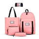 thumbnail image 1 of Set de 4 piezas / Mochila Escolar Bolsa Lapicera Lonchera Para Hombre Y Mujer Rosa Gaon GN-A3, 1 of 6