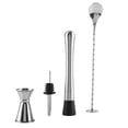 thumbnail image 4 of Cocktail Mixing Set Drinking Mixing Set Cocktail Mixing Tool For Bar 4pcs/ Set Durable Stainless Steel Drinking Cocktail Mixing Tool Set In Home Bar PartyA, 4 of 8