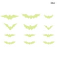 thumbnail image 1 of Halloween Stickers Luminous 3D Animal Party Decorations PVC Window Wall Decor Night Glow Decals, Green Light, 36Pcs, 1 of 8