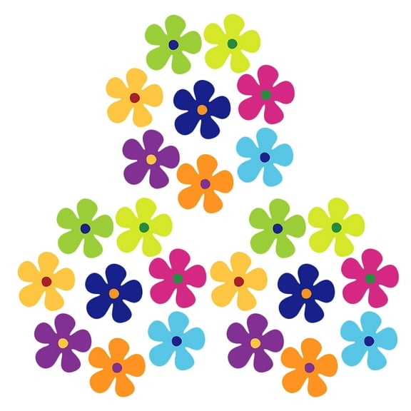 FRCOLOR 24Pcs Car Magnets Magnetic Flower Stickers Fridge Magnets for Door Decor