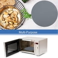 thumbnail image 4 of Topboutique Silicone Microwave Mat 12 inch Round Baking Mat Non-Stick Heat Resistant Mat Multi-Purpose Splatter Guard Hot Pad Trivet Splatter Guard Placemat Pot Holder for Home,2 Pcs, 4 of 6