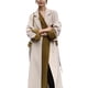 thumbnail image 1 of Qarigey Abrigo de primavera para mujer, abrigo cálido de poliéster a prueba de viento, ropa de moda, accesorio de vestir para interiores y exteriores Abrigos y chamarras empalmado METRO Qarigey AP013527-06, 1 of 1