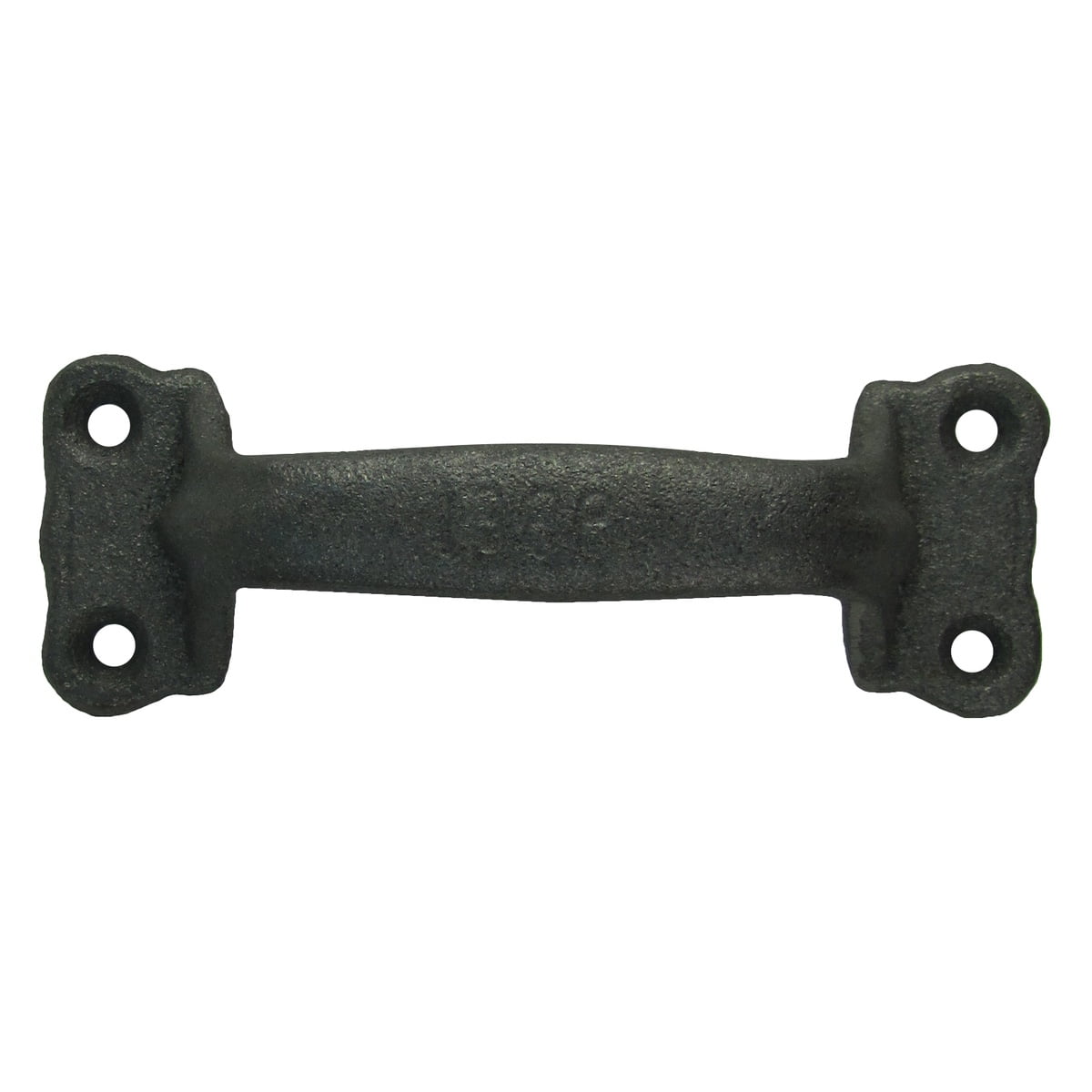 Black Rustic Iron Pull Entry Handles Stainless Steel Gate Pulls Heavy Duty Metal Door Handle for Grab
