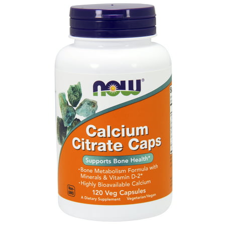 Calcium Citrate Plus Caps Now Foods 120 VCaps