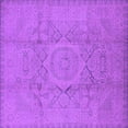 thumbnail image 1 of Ahgly Company Indoor Square Oriental Purple Industrial Area Rugs, 8' Square, 1 of 4