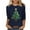 ZSD2-Christmas Gifts for Women-Navy, variant on VKOYWKM Womens Merry Christmas T Shirts 3/4 Length Sleeve Womens Tops Christmas Snowflake Graphic T Shirts Casual Crew Neck Funny Family Party Tunic Top