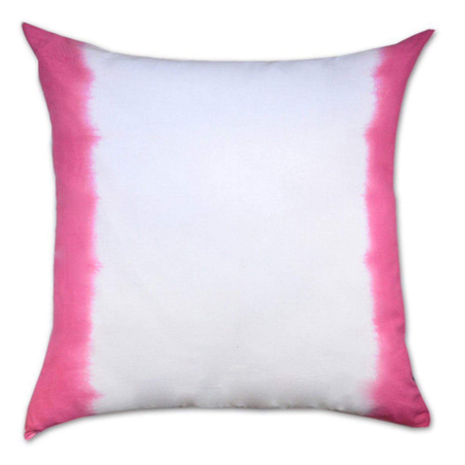 Pink Ombre Cotton Throw Pillow