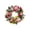 F, variant on Big Floral Spring Wreath for Front Door and Wall Decor, Artificial Plastic Wreath with Green Leaves and Colorful Flowers, Low Maintenance Indoor Outdoor Home Garden Decoration