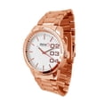 thumbnail image 2 of Reloj De Caballero Extensible de Acero Inoxidable Steiner 44 mm Bisel Oro Rosa Fondo Blanco, 2 of 3