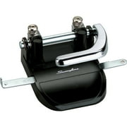 Angle View: Swingline Heavy-Duty 2-Hole Punch, Black, Chrome