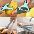 thumbnail image 4 of Kitchen Set for New Home Apartment, 3-in-1 Plastic Food Clip Stainless Steel Paring Knife, 4 of 5