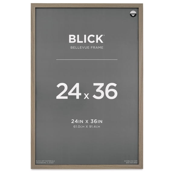 Blick Bellevue Frame - Grey Woodgrain, 24" x 36"
