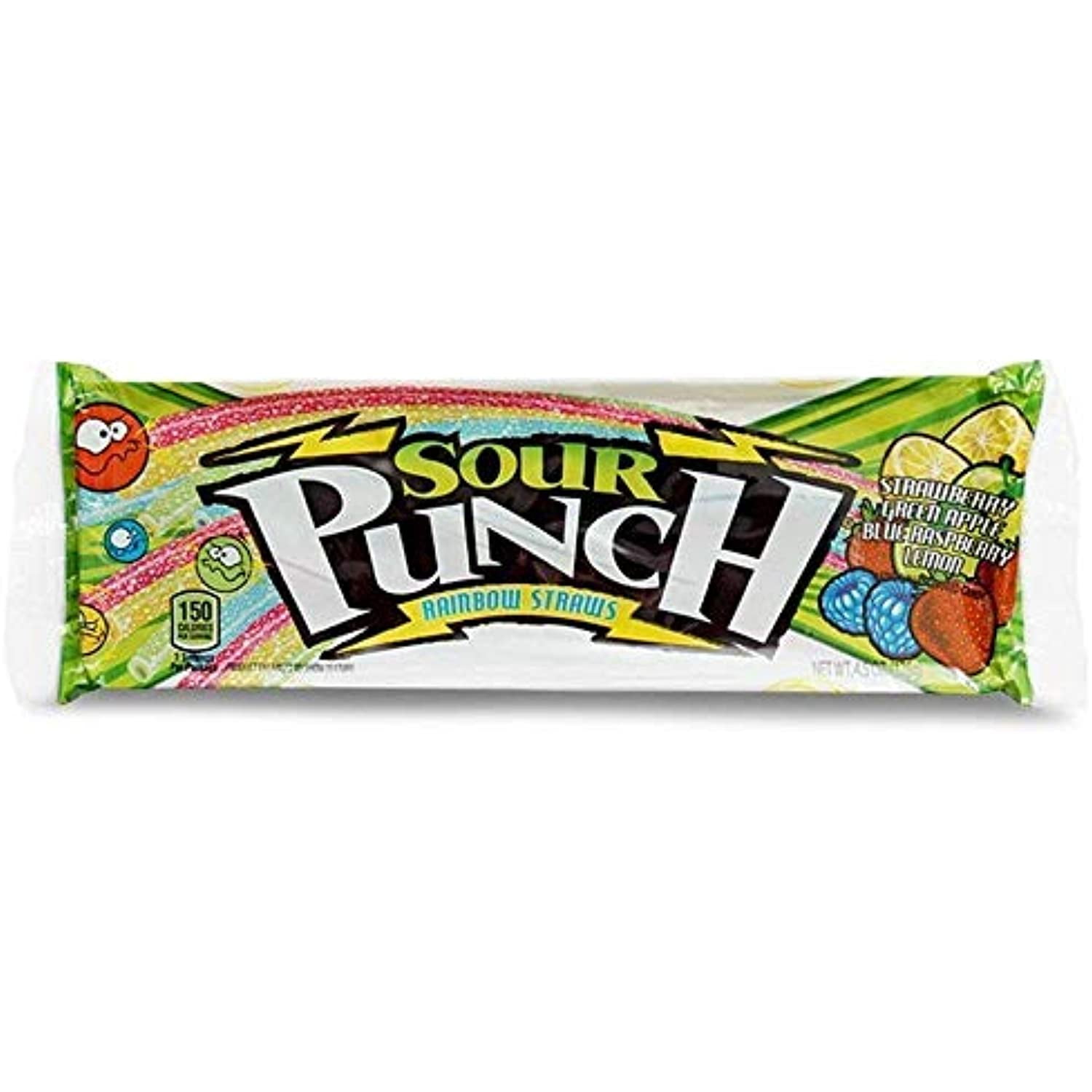 Sour Punch Straws, 4 Rainbow Fruit Flavors, Chewy Nepal Ubuy