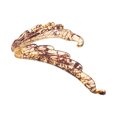 thumbnail image 4 of Unique Bargains 1 Pc Fashion Wavy Edge Hair Clips Hairdo Clip Light Brown, 4 of 5