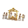 thumbnail image 4 of Figuras de la Natividad con luces LED, estatua de la Sagrada Familia iluminada en resina Blanco, 4 of 9