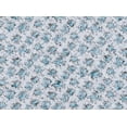 thumbnail image 2 of Zelouf Woven B/o Print  , Sewing, DIY, Crafts Fabric by the Yard, 147 Wht/turq, 1 Yard, 2 of 2