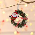 thumbnail image 3 of Christmas Wreath Handmade Wall Hanging Wall Door Decoration Garland, 3 of 5