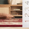 thumbnail image 6 of Safavieh Lyndhurst Victoria Floral Area Rug, Red/Ivory, 3'3" x 5'3", 6 of 13