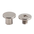 thumbnail image 3 of Viccilley Butt Rivet - 100PCS Nickel Binding Chicago Vis Nail Rivets Album Photo Cuir Artisanat M5x6mm, 3 of 8