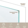 thumbnail image 7 of 8x10 Oak Wood Picture Frame with Real Glass & Mat for Room Display, 7 of 7