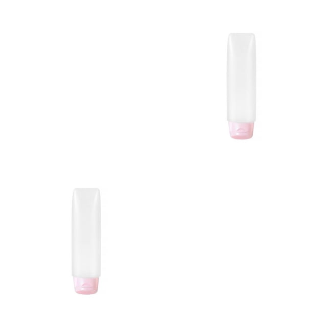 QualitChoice Travel Bottle Portable Shower Gel Dispensing Container Refillable Leakproof Dispenser Tube Household Organizer 30ML Pink 2Set