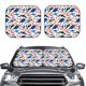 thumbnail image 2 of Fotbe Cute Sea Animals Juego de 2 Piezas de Parasoles para Parabrisas | Bloqueador Solar para Auto | Accesorios Plegables para Protección Solar Interior-Small, 2 of 6