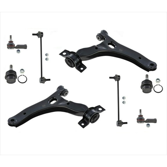 8 Pcs Kit Front Lower Ball Joint & Control Arms For 10-13 Ford Transit Connect
