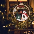 thumbnail image 4 of Christmas Day Santa Claus Hanging Sign，Snowman Front Door Welcome Sign Wall Sign,For Indoor Decor Home Decorative Signs Christmas Day Party Decoration, 4 of 7