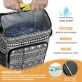 thumbnail image 2 of Colorful Insulated Backpack Cooler - 20L Soft Cooler Bag, Abstract Geometric Design for Picnic & Travel, 2 of 6