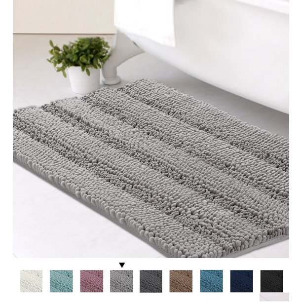 Dove Bath Rug Super Soft Microfiber Non Slip Mat AntiSlip Bath Mats
