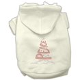 thumbnail image 1 of Peace Tree Rhinestone Hoodies Cream Xxl (18), 1 of 1