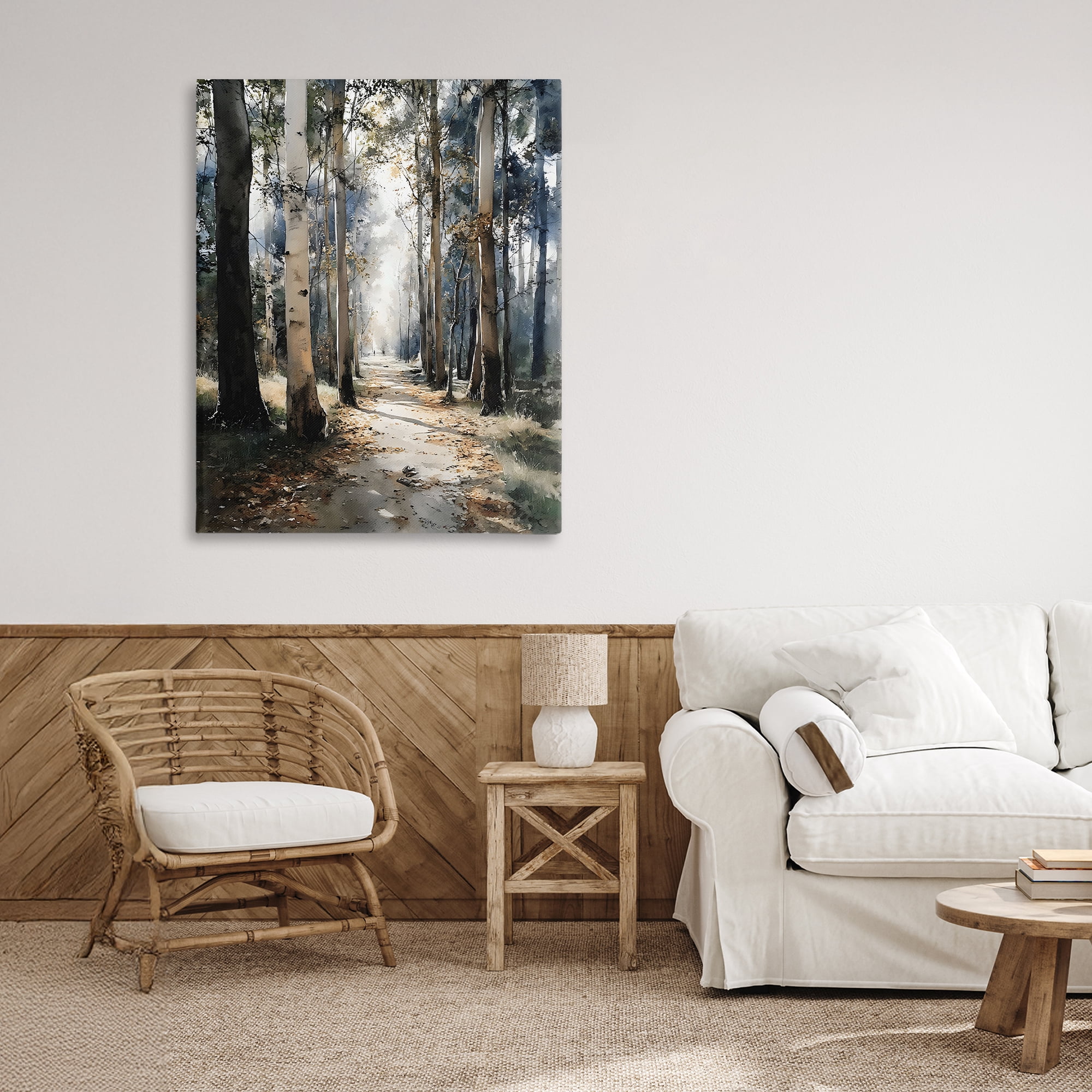 Stupell Industries Path in Autumn Light Canvas Wall Art, design by Franklyn Gregory