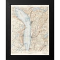 thumbnail image 2 of USGS 19x24 Black Modern Framed Museum Art Print Titled - Tarrytown New York New Jersey Quad - USGS 1902, 2 of 5